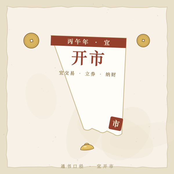 黄历宜开市择日图
